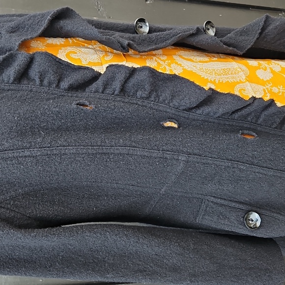 Alfani Boiled Merino Wool Coat S - Picture 14 of 16